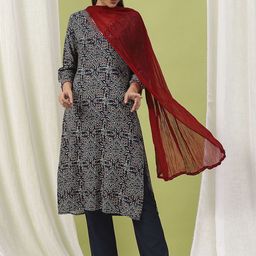 Nayam By Lakshita Women Printed Regular Kurta with Palazzos & With Dupatta-3