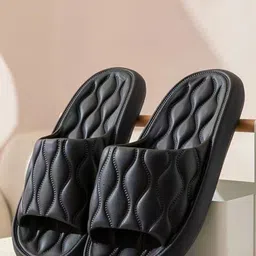 Alexvyan Men Textured Open Toe Flats-picture-1