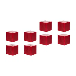 atorakushon Red 8 pieces Pillar Candle-picture-3