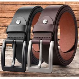 The Roadster Lifestyle Co Set Of 2 Leather Formal Belts-image-69