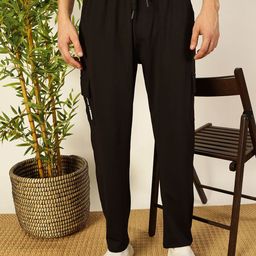Thomas Scott  Men Solid Relaxed Fit Cotton Track Pants-image-23