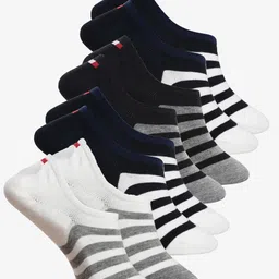 BAESD Unisex Pack Of 4 Striped Shoe Liners-39