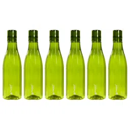 Pearlpet Green Set of 6 Plastic Water Bottle-26