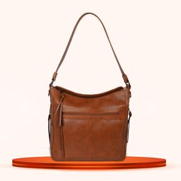 Womanix Women Solid Shoulder Bag With Tasselled-image-84