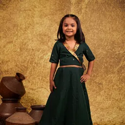 MIRALI Girls Ready to Wear Cotton Lehenga & Choli-picture-28