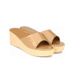 SHOE LAB Open Toe Wedge Heels-image-47