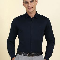 Allen Solly Men Slim Fit Solid Spread Collar Cotton Formal Shirt-image-44