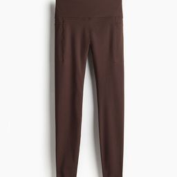H&M Women Mid Rise Pocket-Detail Sports Leggings With Dry Move-picture-23