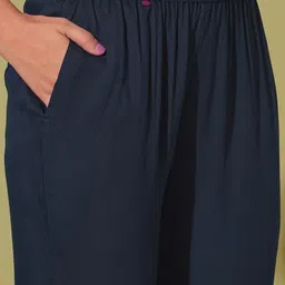 Anni Designer Geometric Printed V-Neck A-Line Kurta With Trousers & Dupatta image 3