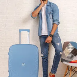 Polo Class 2-Pcs Textured Hard Sided Trolly Bag-28