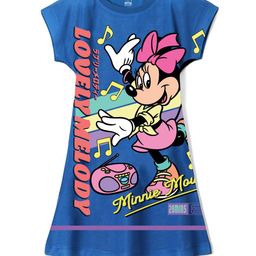Wear Your Mind Girls Minnie Mouse Printed A-Line Dress-image-66