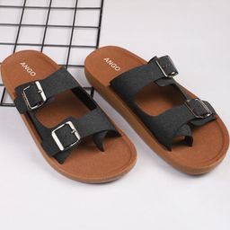 Ango Men Black Sandals-image-43