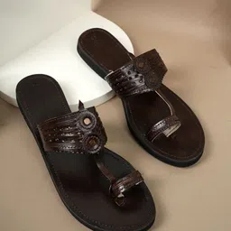 JUTTIESMAKER Women royal ebony kolha-23