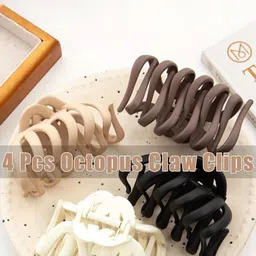 CHRONEX Set of 4 Claw Clip-Assorted-18