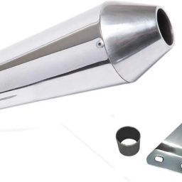 supremechoice Reversecone / Reverse Cone Glasswool Exhaust silencer Royal Enfield Continental GT Full Exhaust System image 2