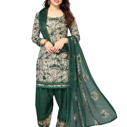 Sidhidata Printed Silk Crepe Unstitched Dress Material-image-33