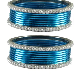Vidhya Kangan Multi-Coloured Brass Bangles-image-84