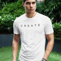MORDEN MUSE Men Typography Printed Round Neck Cotton Slim Fit T-shirt-picture-41