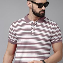 Metronaut Men Striped Polo Collar T-shirt-picture-40