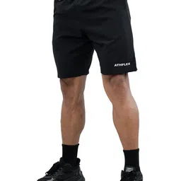 Athflex Men Regular Fit Performance Quick Dry Breathable Shorts for Gym Running-image-3