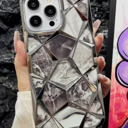 CASE CREATION Geometric Printed iPhone 12 Back Case Mobile Accessories image 4