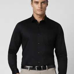 WHY SO FAB Men Semi Sheer Casual Shirt-image-80