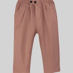 INCLUD Boys Textured Self Design Easy Wash Trousers-6