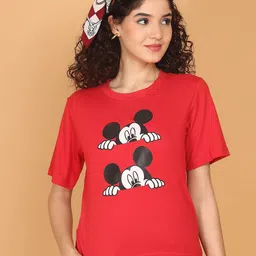 JAKANARY Women Graphic Print Cotton Tshirts-image-51