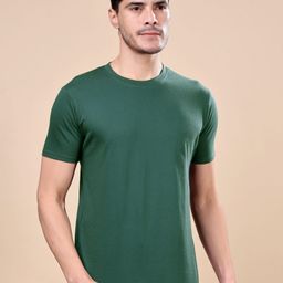 TQH Men Dry Fit Solid Round Neck Slim Fit T-shirt-image-14