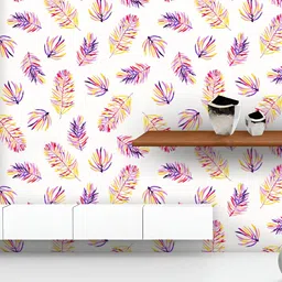 ArtzFolio Printed UV-Resistant Anti-Bacterial Autumn Pine Branches Peel & Stick Wallpaper-image-92