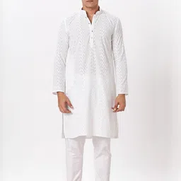 Anouk Men White Kurtas-picture-35