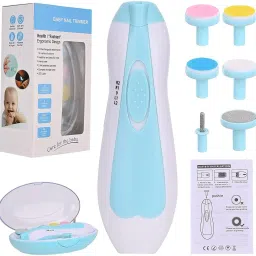 New Baby Nail File Electric,Baby Nail Trimmer Heads Safe(BLUE2)-image-48