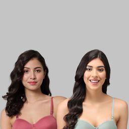 Women Cotton Red,Green Padded Non-Wired Lingerie Bra Sport wear Gym Crop Tank Top-picture-15