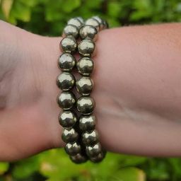 VIBESLE Unisex Crystals Ceramic Elasticated Bracelet-image-55