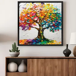999Store White & Yellow Floral and Botanical Canvas Wall Art-image-10
