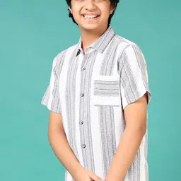 V-Mart Boys Opaque Striped Casual Shirt-image-51