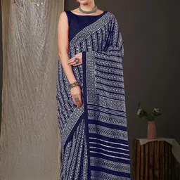 KALINI Ethnic Motifs Printed Dabu Saree-picture-13