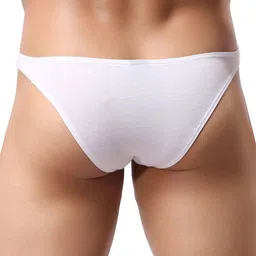 Moodstring Low-Rise Thong Brief ML-07611-WH-S image 2