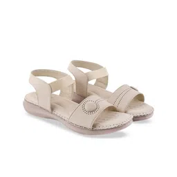 Shoetopia Girls Open Toe Flats-44