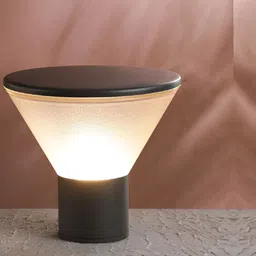 KINIS Grey 2 Pieces Frustum Shape Light Outdoor Lamp-image-93