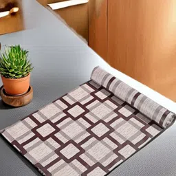 REVEXO Beige & BrownPrinted Water-Resistant Shelf Liner-image-27