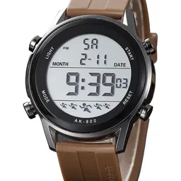 ON TIME OCTUS Men Dial & Straps Digital Watch DIGITAL-028 BROWN image 4