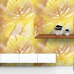 ArtzFolio Printed UV-Resistant Anti-Bacterial Tropical Palm Leaf Peel & Stick Wallpaper-image-17