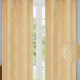 Aura Cream-Coloured Set of 4 Ethnic Motifs Door Curtain-16
