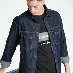 TEMPLE OF DENIM Men Slim Fit Casual Shirt-image-55