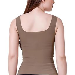 Kilvis Shoulder Straps Lightly Padded Camisole-image-77