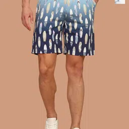 BULLMER Men Pack Of 2 Cotton Mid-Rise Printed Shorts-image-97