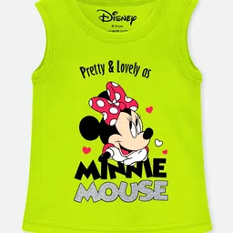 YK Disney Girls 4 Minnie Mouse Printed Applique T-shirt-image-20