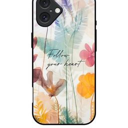 QRIOH Floral Printed iPhone 16 Plus Back Case Mobile Accessories-picture-47