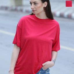 TITTLI Women Pack of 2 Solid Round Neck Pure Cotton T-shirts-image-42